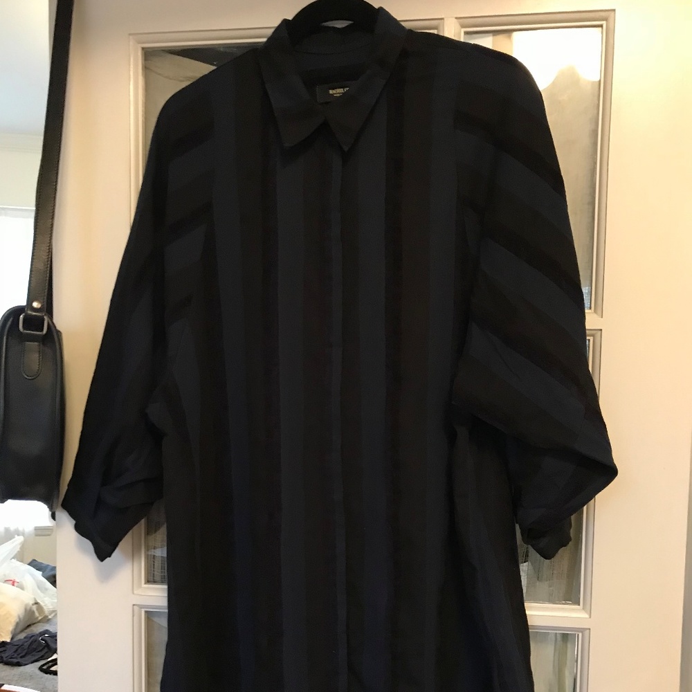 Rachel Comey Black Striped Tunic